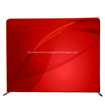 red design Aluminum Pipe Fabric For photo Backdrop